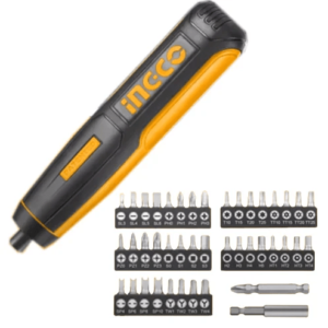 Ingco Rechargeable Lithium-ion Screwdriver 4V with 42 Pieces Accessories – CSDLI0403