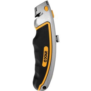 Ingco Duty Utility Knife with 6 Pcs SK5 Blades – HUK611