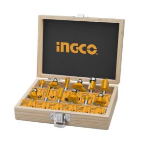 Ingco 12 pieces Router Bits 8mm – AKRT1211