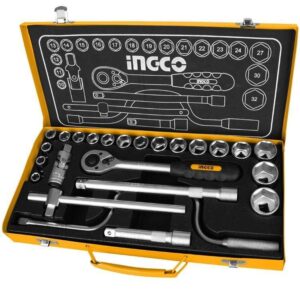 Ingco 24 Pieces 1/2″ Socket Set – HKTS0243