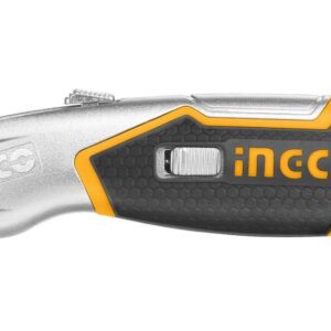 Ingco Utility Knife with Zinc Alloy Shell – HUK618