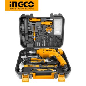 Ingco 111 Pieces Tools Set with 550W Hammer Impact Drill – HKTHP11111