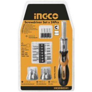 Ingco 24 Pieces Screwdriver Set – HKSDB0248