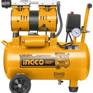 Ingco Silent And Oil Free Air Compressor 1.0HP 40L – ACS175406