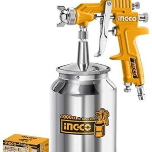 Ingco Spray Gun 1000cc Pneumatic Stainless Steel Nozzle – ASG3105