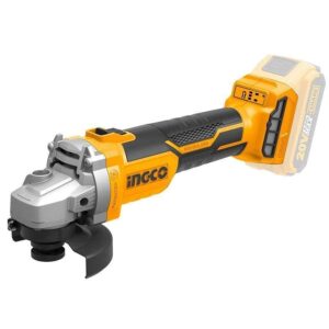 Ingco 4.5″/115mm Lithium-Ion Cordless Angle Grinder 20V – CAGLI1152 (Without Battery & Charger)