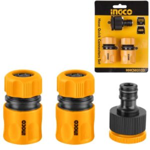 Ingco 3 Pieces Hose Quick Connectors Set – HHCS03122