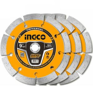 Ingco 3Pcs/Set 9″ Dry Diamond Disc – DMD0123023