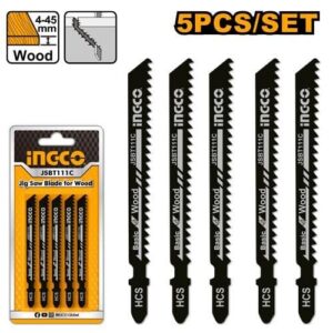 Ingco Jigsaw Blade for Wood 5 Pieces – JSBT111C