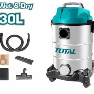 Total Wet & Dry Vacuum Cleaner 30 Liters 1300W – TVC13301