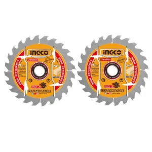 Ingco 2-Pieces Ultra-thin TCT Saw Blade Set – TSB1853