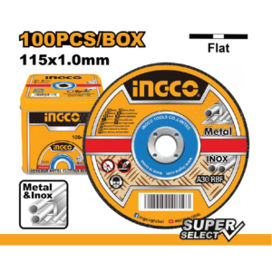 Ingco Abrasive INOX – Metal Cutting Disc 115 X 1.2mm Set 100pcs – MCD10115100