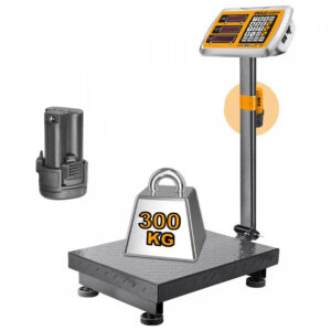 Ingco Cordless 300kg Lithium-Ion Scale with 12V 1.5Ah Battery – CES1303