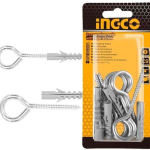 Ingco 6 Pieces Screw Plug Sets With Eye Screw – HWSPK5022