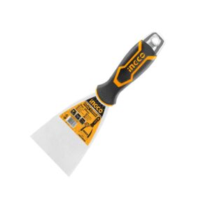 Ingco Stainless Putty Trowel With Double Color Plastic Handle
