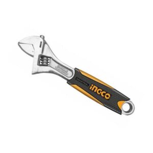 Ingco Soft Handle Adjustable Wrench 6″, 8″, 10″ & 12″
