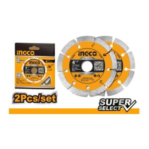 Ingco  2-Pieces 4.5″/115mm Wet & Dry Diamond Disc – DMD0111523