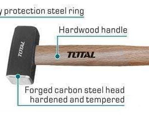 Total Stoning Hammer with Hardwood Handle – THTW721000 & THTW722000