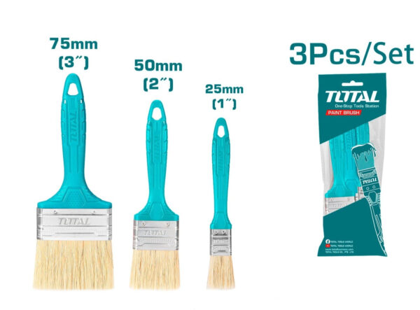 Total 3 Pieces Paint Brush Set – THT8450301