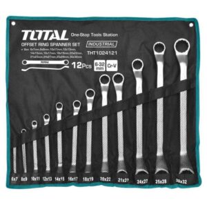 Total 12 Pieces Offset Ring Spanner Set 6- 32mm – THT1024121