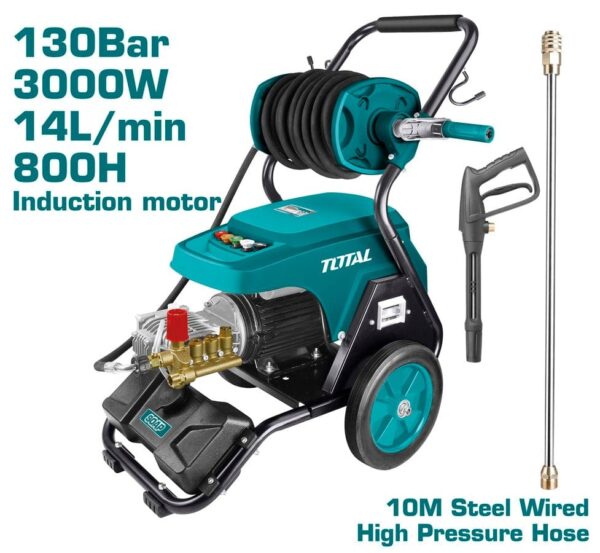 Total High Pressure Washer 130Bar 3000W for Commercial Use – TGT11276
