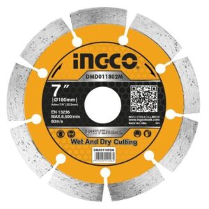 Ingco 7 “ x 22.2mm Dry Brick Cutting Disc – DMD011802M