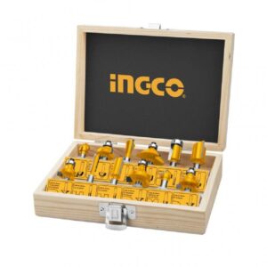 Ingco 12 Pieces Router Bits 6mm – AKRT1201
