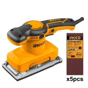 Ingco 320W Corded Finishing Sander with 5pcs Sand Papers – FS3208
