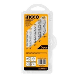 Ingco 5 Pieces Masonry Drill Bit Set – AKDB3055