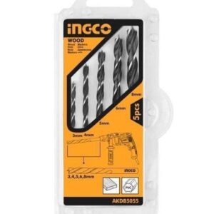 Ingco 5 Pieces Wood Drill Bits Set – AKDB5055