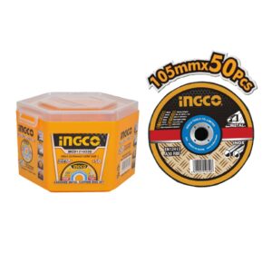 Ingco Abrasive INOX – Metal Cutting Disc 115 X 1.2mm Set 50pcs – MCD1210550