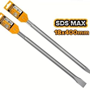Ingco SDS Max Chisel 18 x 400mm  (Pointed & Flat) – DBC0214001 & DBC0224001