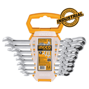 Ingco 8 Pieces Flexible Ratchet Spanner Set 8-19mm – HKSPAR1083