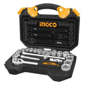 Ingco 25 Pieces 1/2″ Socket Set – HKTS12251