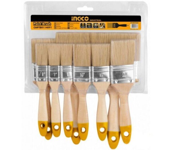 Ingco 9 Pieces Paint Brush for Oil Based Paint – CHPTB0114091