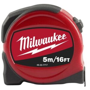 Milwaukee Slimline Tape Measure 5m/16ft – 48227717