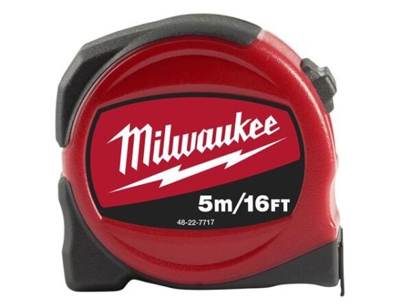 Milwaukee Slimline Tape Measure 5m/16ft – 48227717