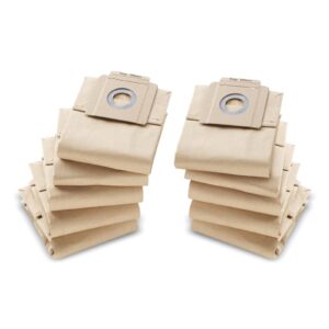 Karcher Paper Filter Bags, 10 x , T 7/1, T 9/1, T 10/1