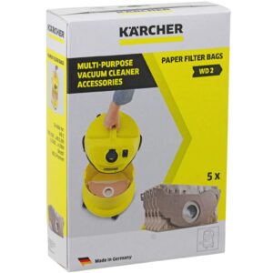 Karcher 5 Pieces Filter Bags Paper – WD 2