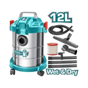 Total Wet & Dry Vacuum Cleaner 12 Liters 800W – TVC14122