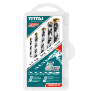 Total Masonry 5 Pieces Drill Bit Set- TACSD5055